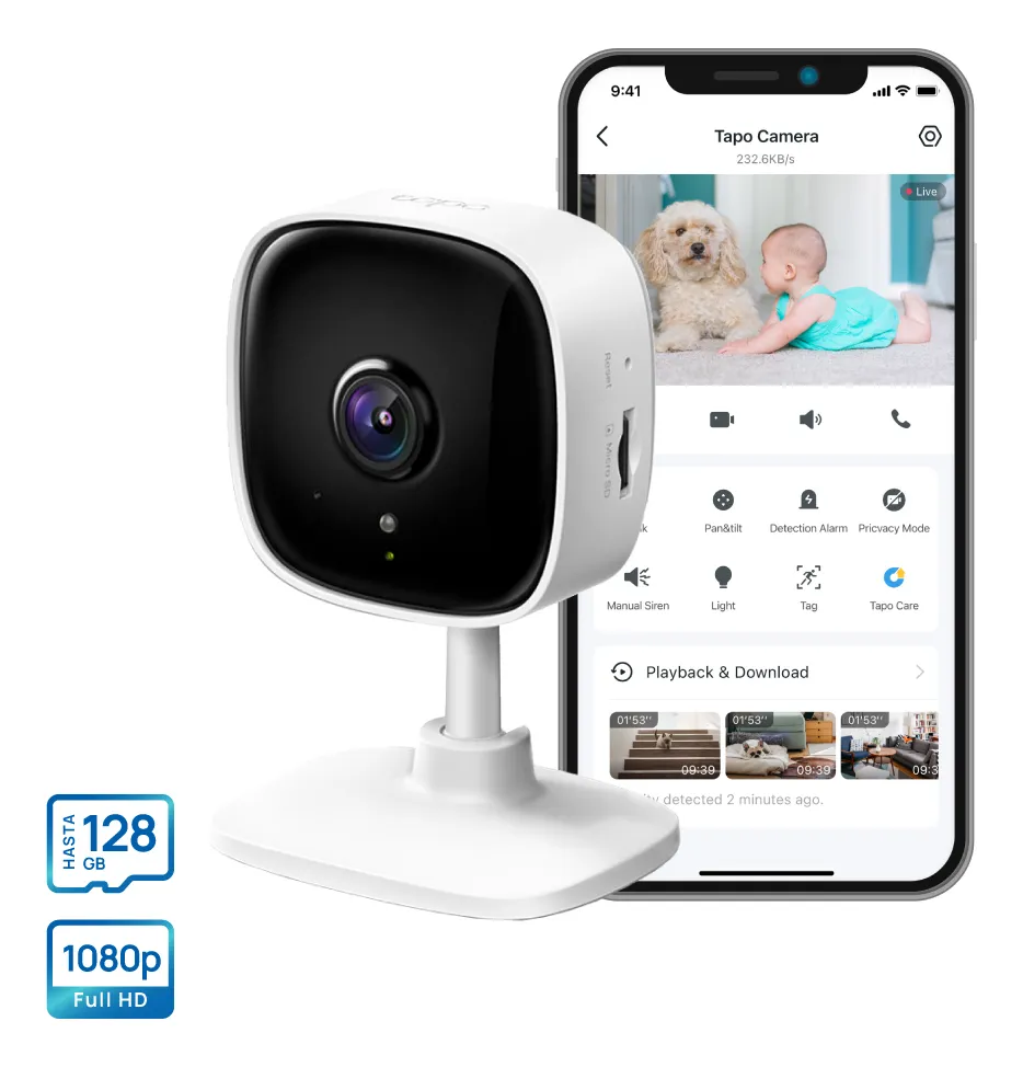 Tapo C100 cámara de seguridad interior 1080p TP-Link